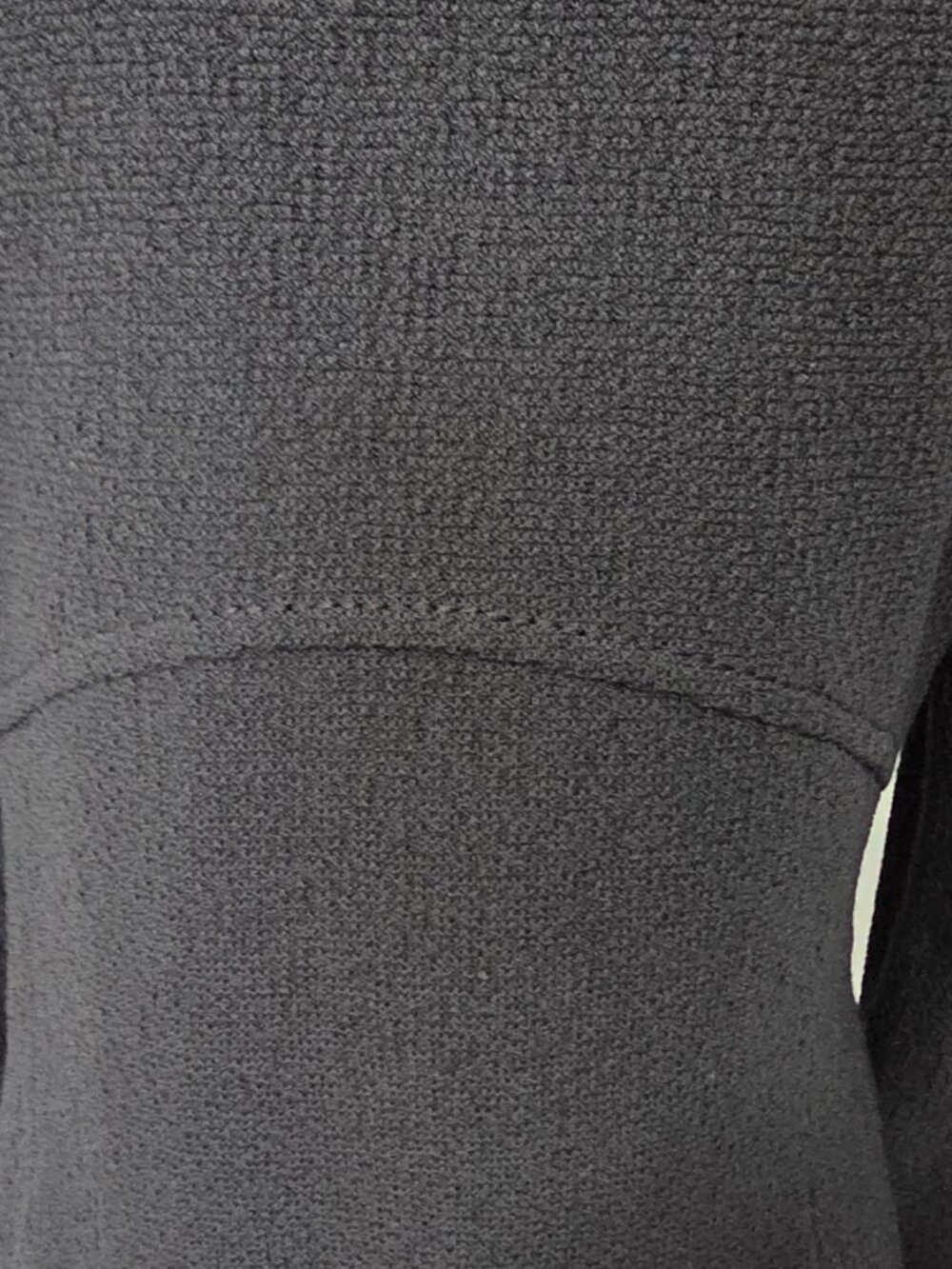 St. John Knit Blazer Size 8 Black One Button Closure - Picture 8 of 10